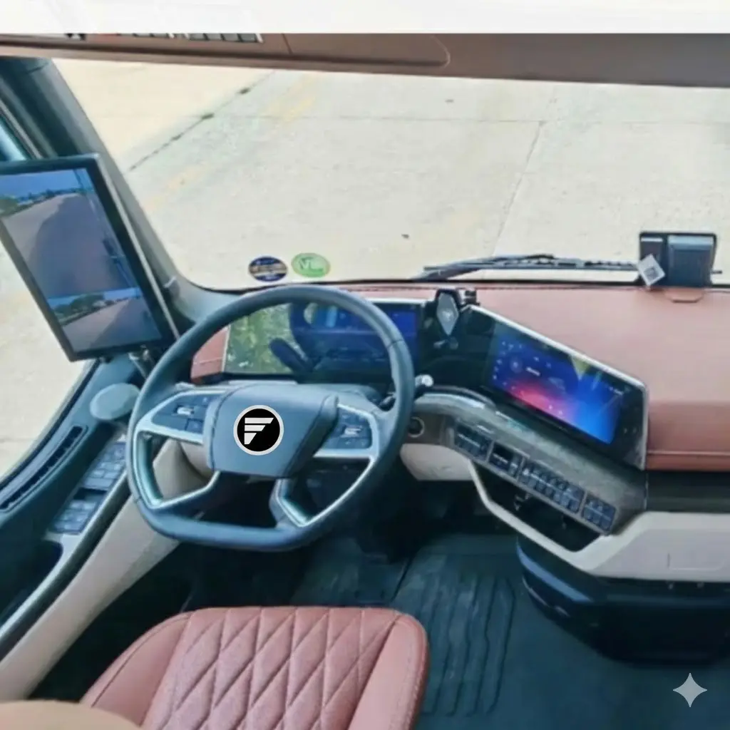 Digitalna kabina vlačilca ETV z naprednimi zasloni